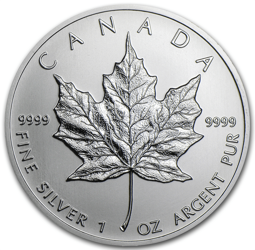 Silver Canadian Maple Leaf Coin 2012 - 1 oz